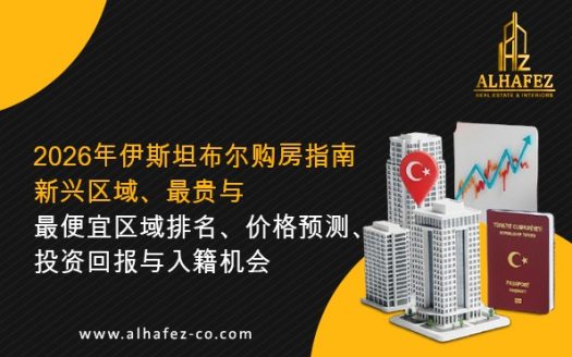 2026年伊斯坦布尔购房指南：新兴区域、最贵与最便宜区域排名、价格预测、投资回报与入籍机会